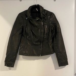 Free People Faux Leather Jacket